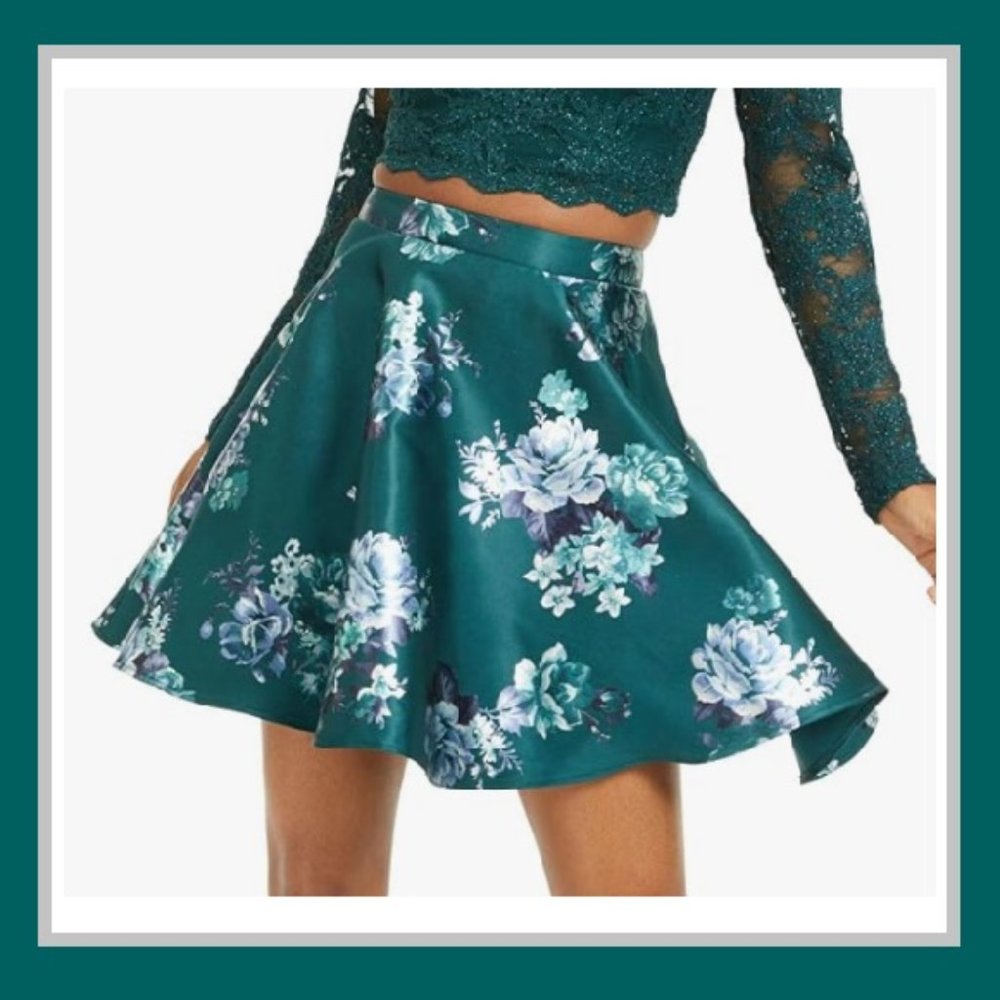 NWT City Studio Layered Floral Skirt